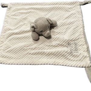 Cream Elephant Security Blanket